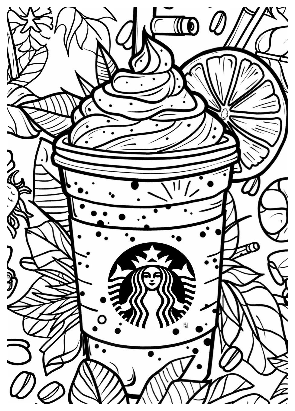 Starbucks Coloring Pages-1