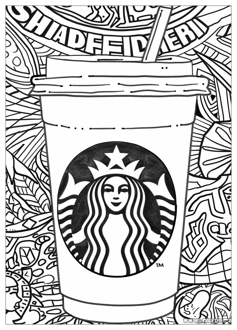 Starbucks Coloring Pages-10