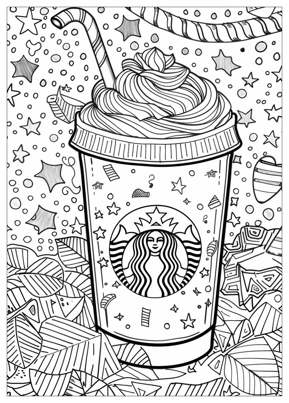 Starbucks Coloring Pages-13