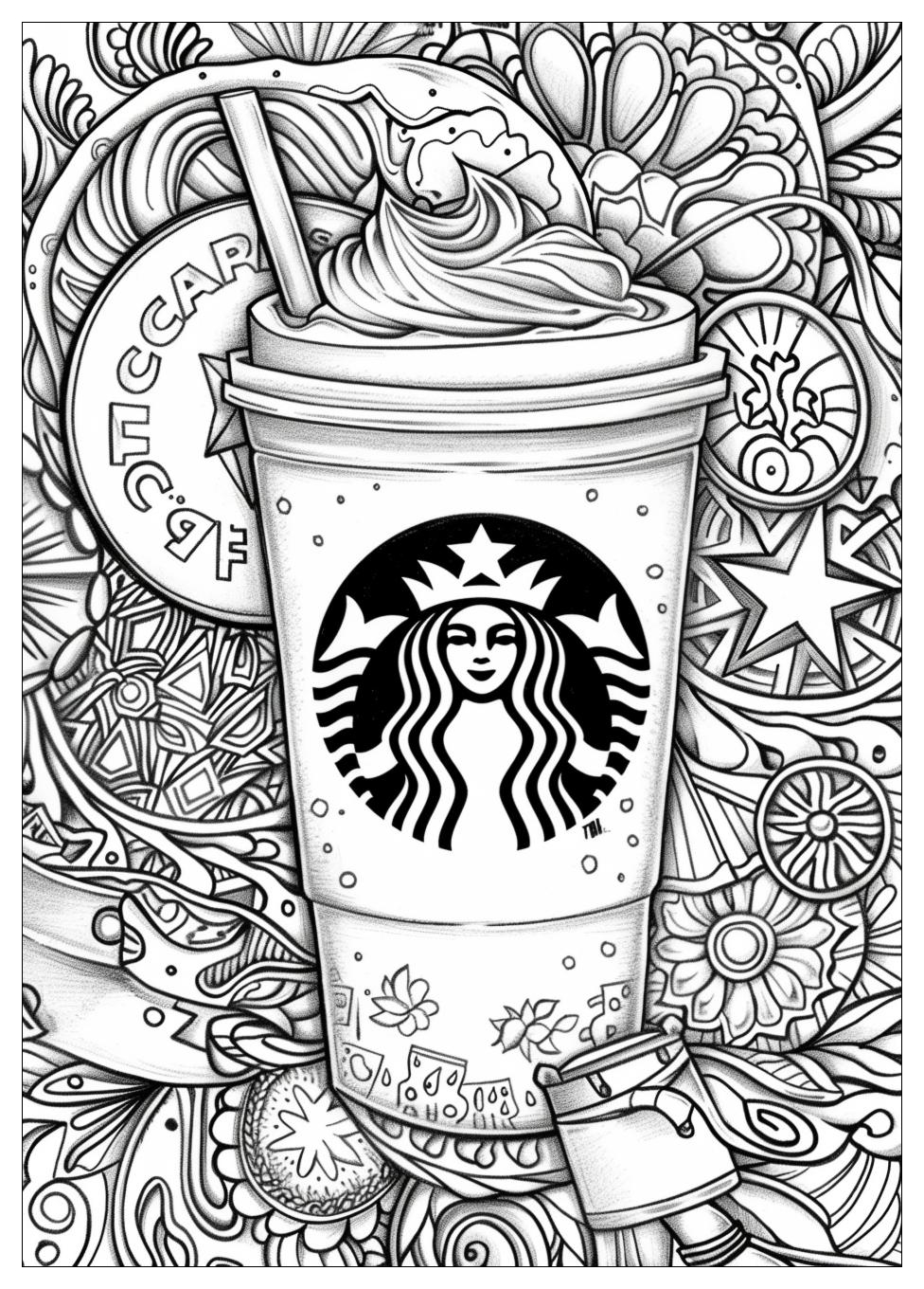 Starbucks Coloring Pages-14