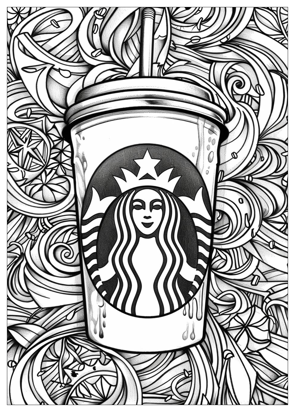 Starbucks Coloring Pages-18