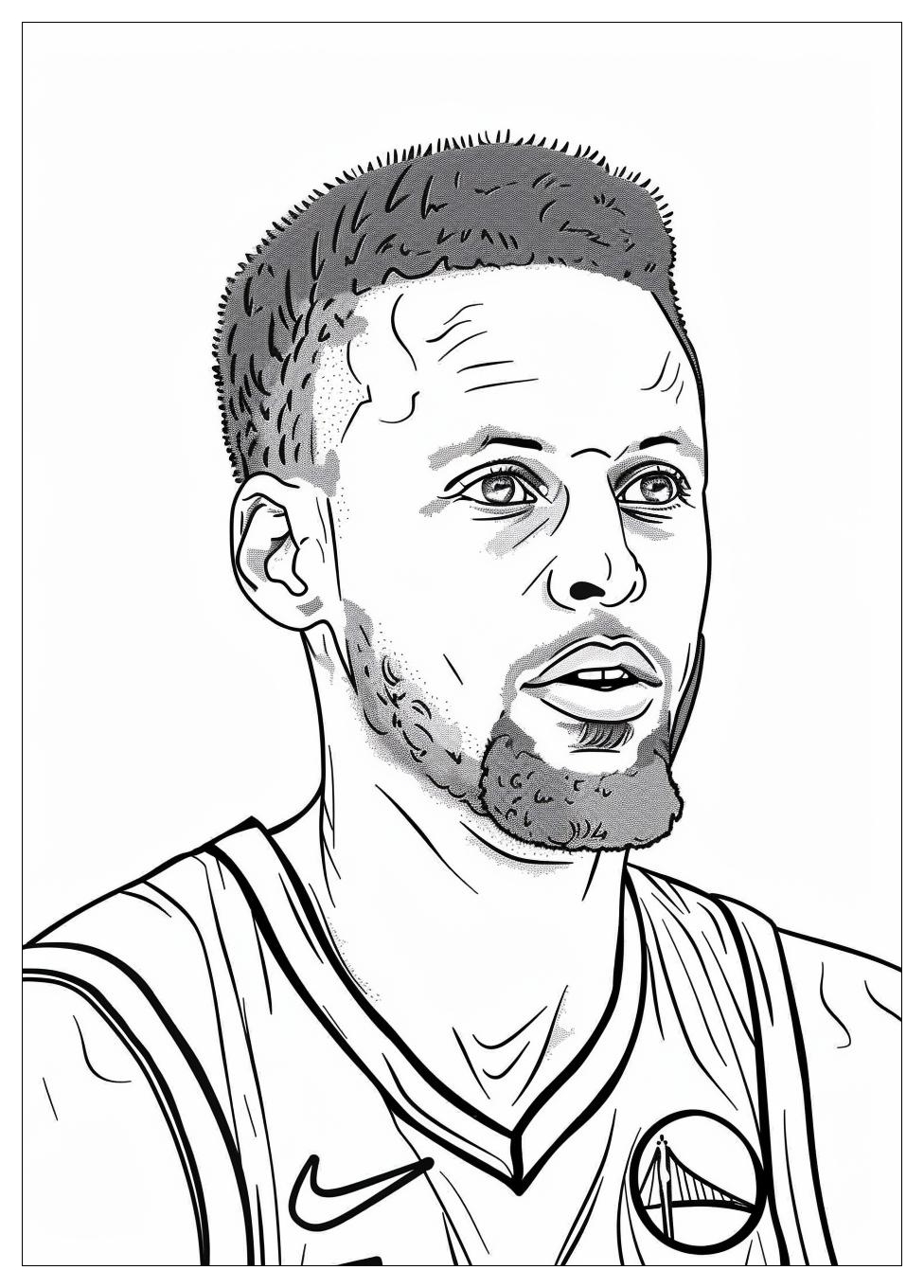 Steph Curry Coloring Pages-10