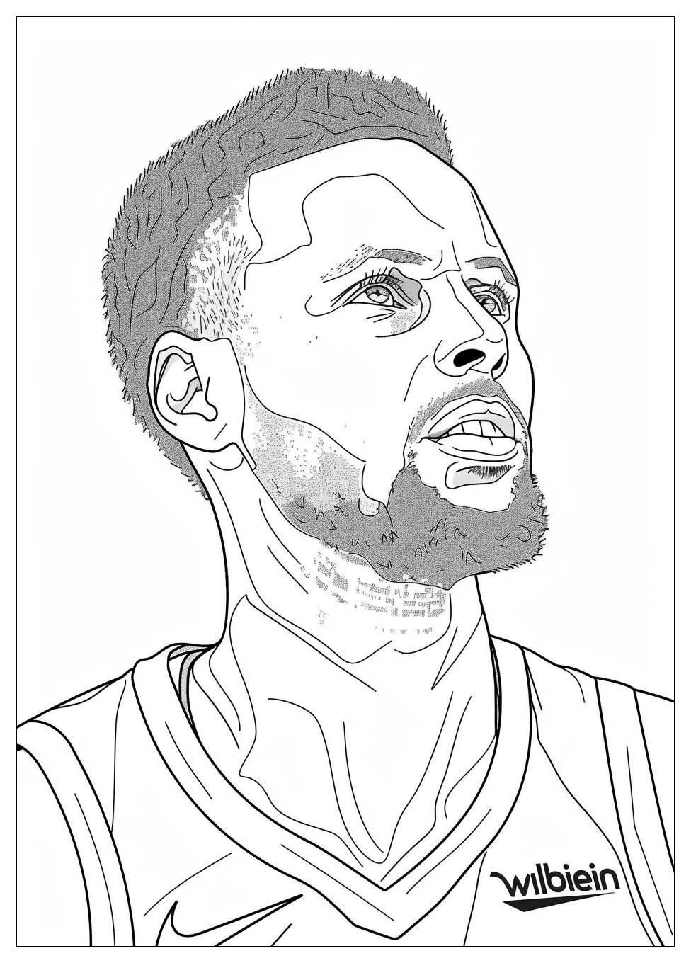 Steph Curry Coloring Pages-12