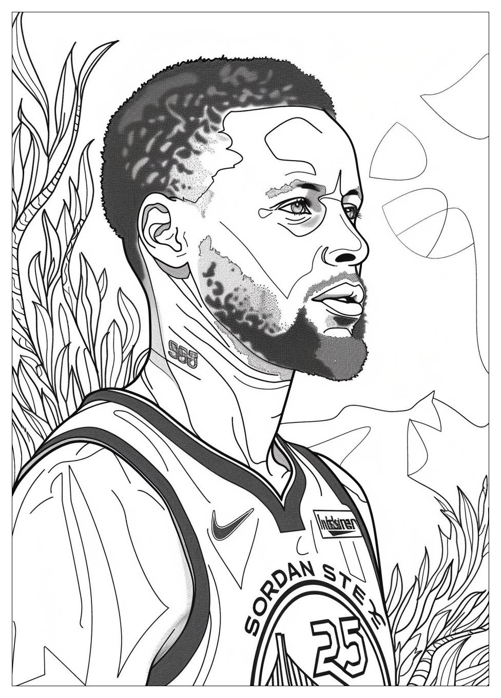 Steph Curry Coloring Pages-13