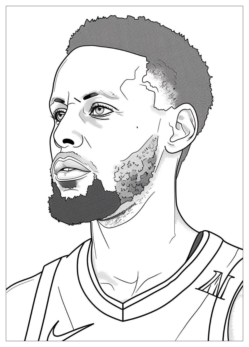 Steph Curry Coloring Pages-14