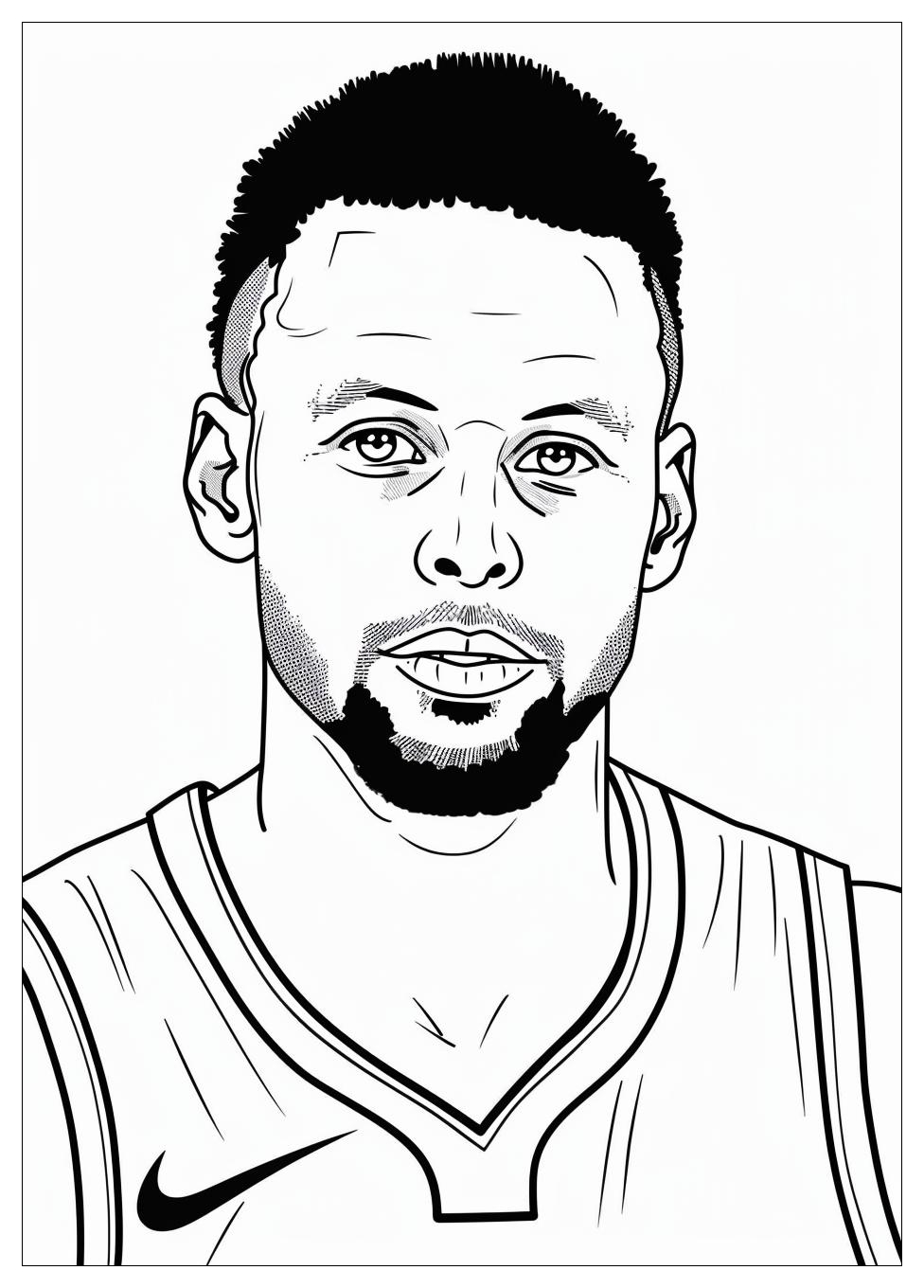 Steph Curry Coloring Pages-2