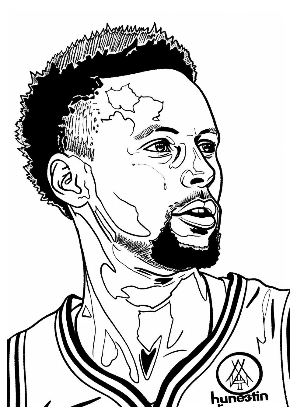 Steph Curry Coloring Pages-6