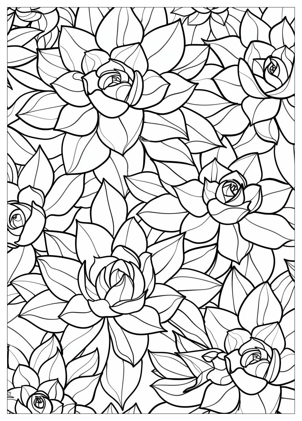 Succulent Coloring Pages-13