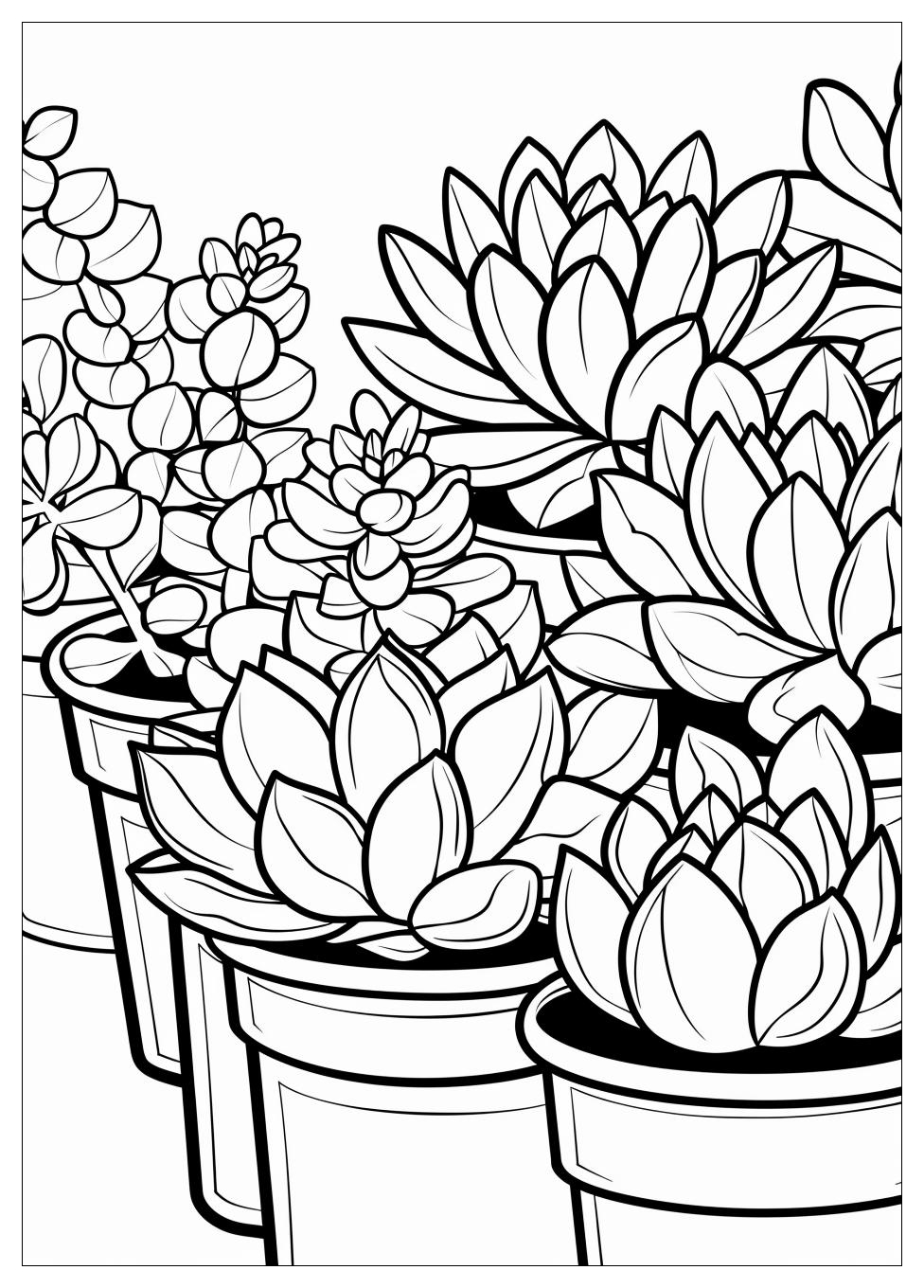 Succulent Coloring Pages-3