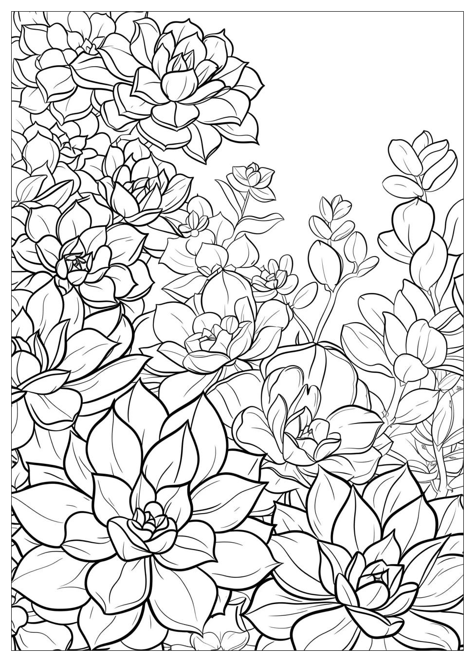 Succulent Coloring Pages-4