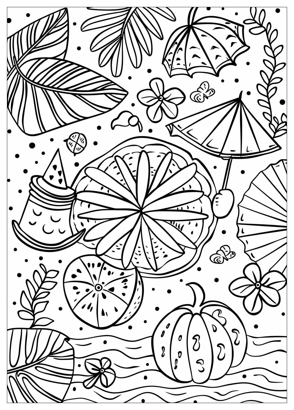 Summer coloring pages-2