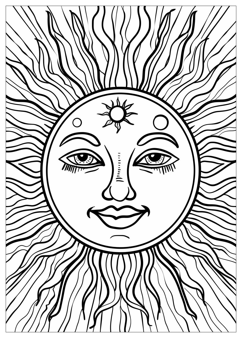 Sun Coloring Pages-11