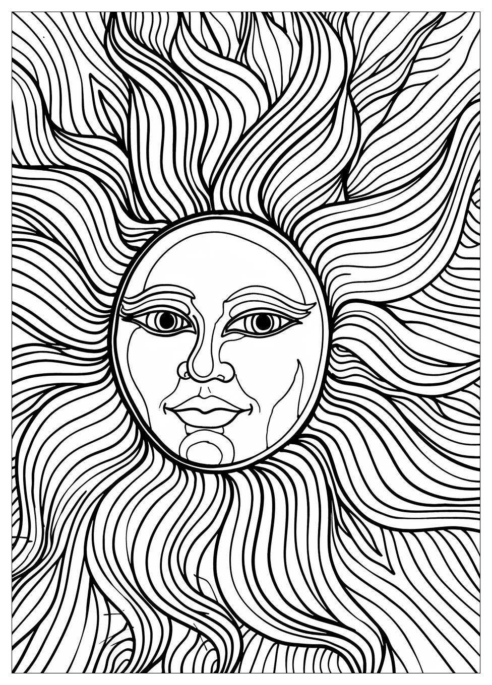 Sun Coloring Pages-13