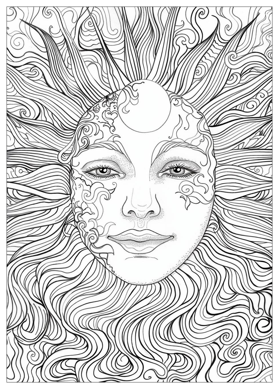 Sun Coloring Pages-14