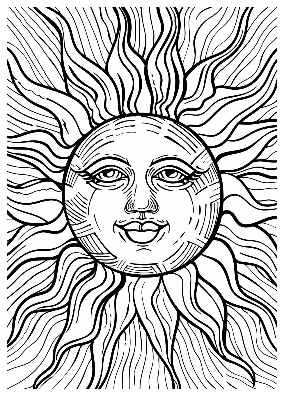 Sun Coloring Pages-15