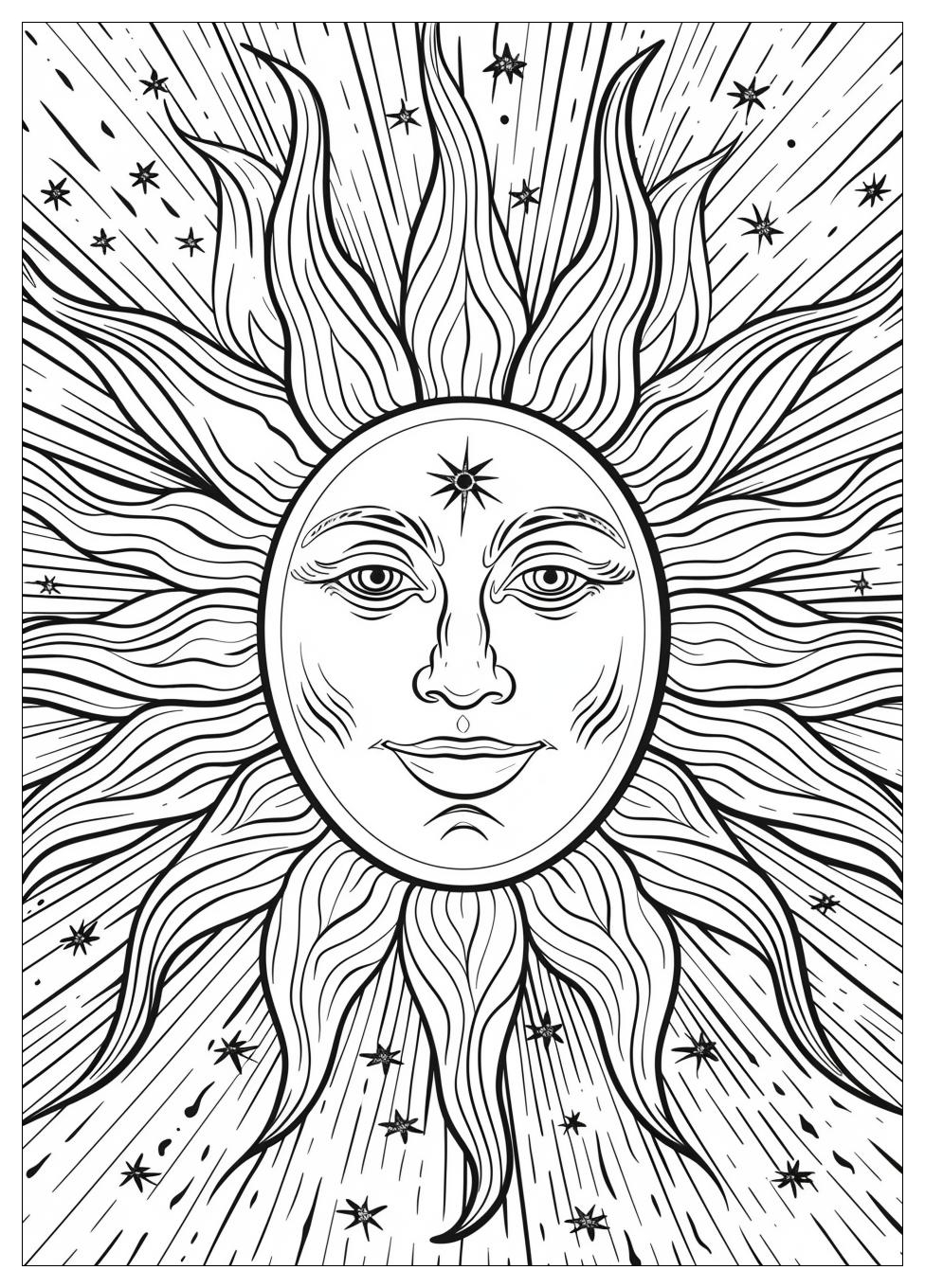 Sun Coloring Pages-17