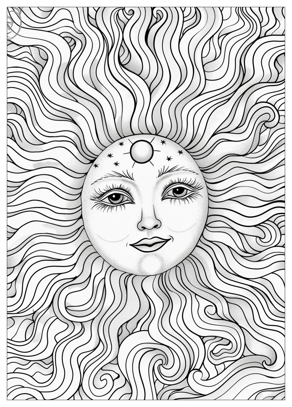 Sun Coloring Pages-18