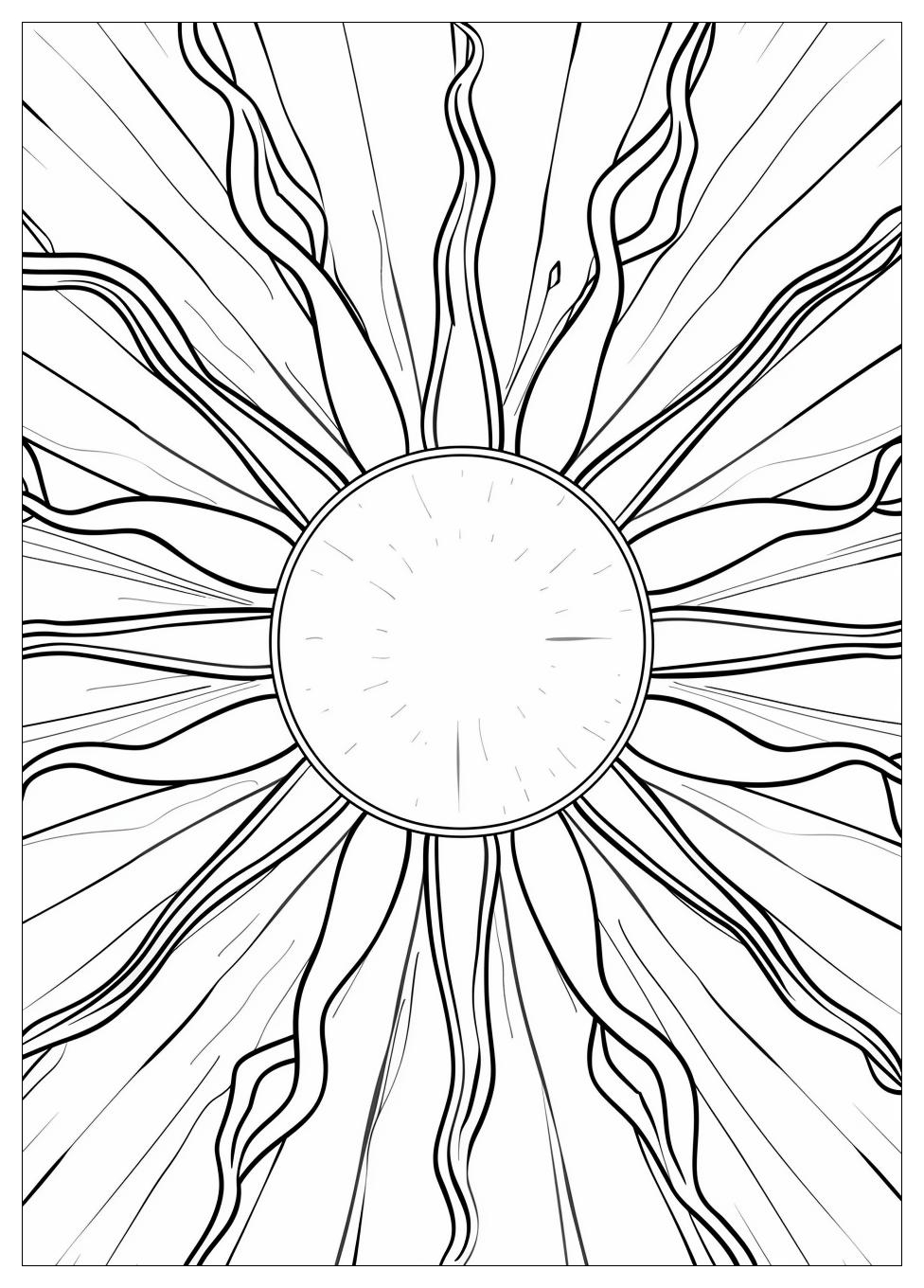 Sun Coloring Pages-4