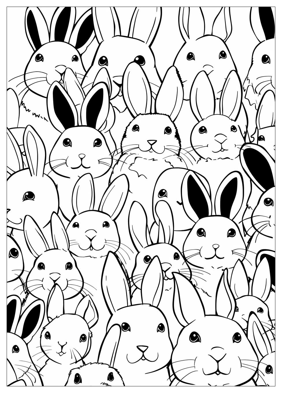 Sunny Bunnies Coloring Pages-10