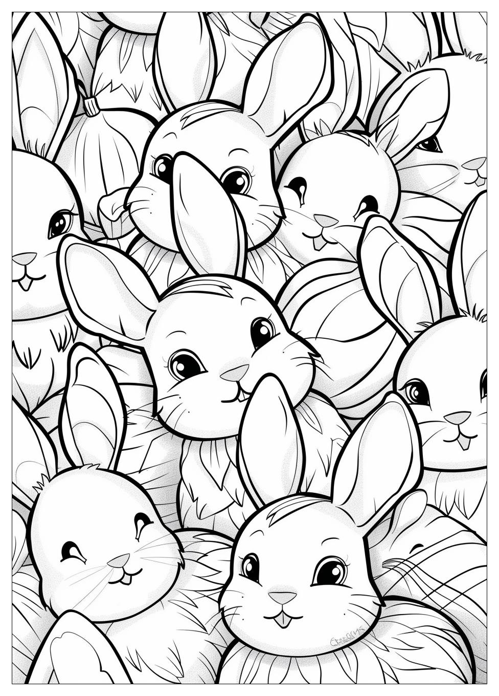 Sunny Bunnies Coloring Pages-12