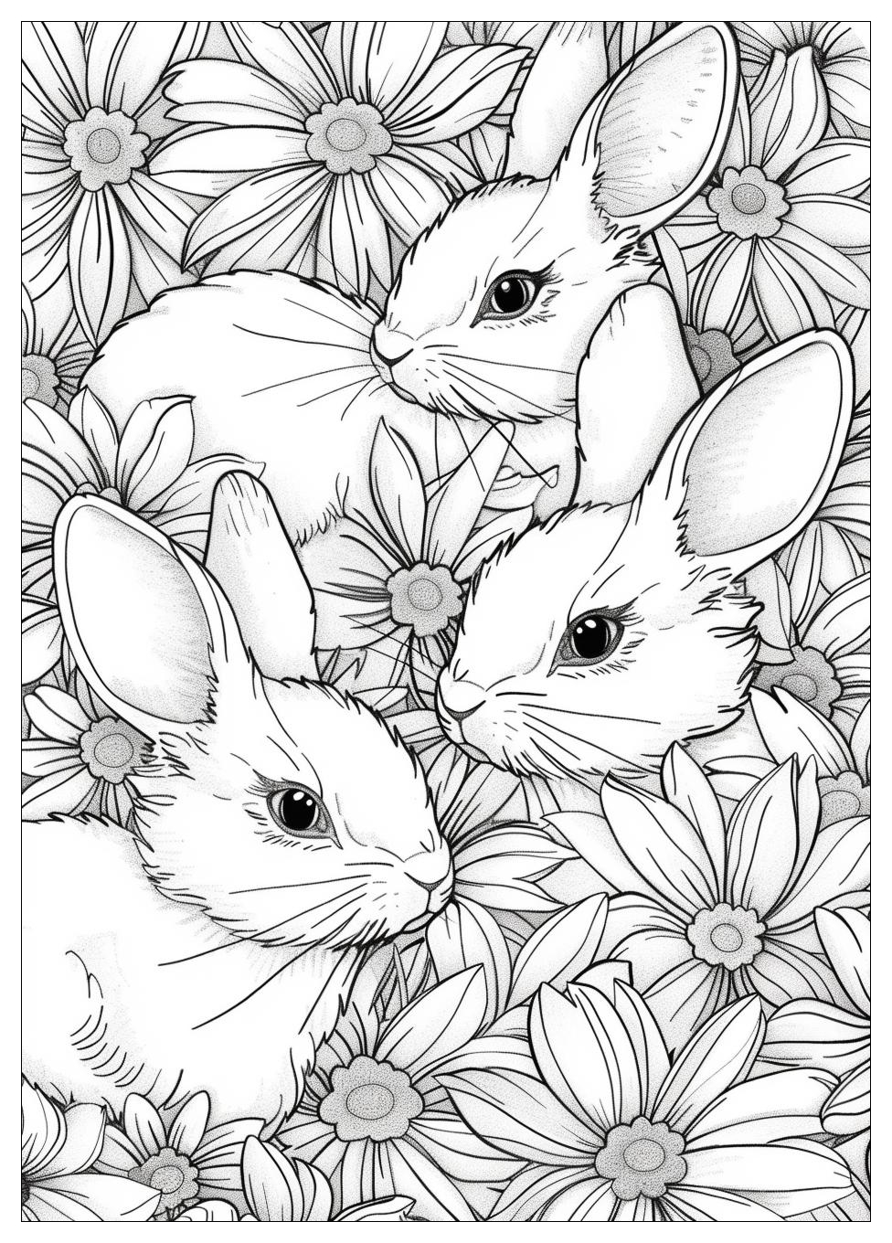 Sunny Bunnies Coloring Pages-13