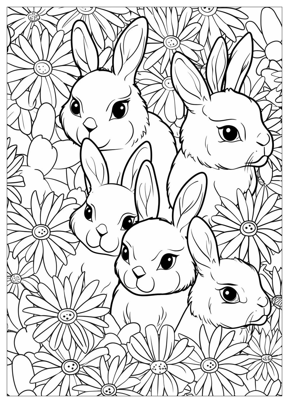 Sunny Bunnies Coloring Pages-2