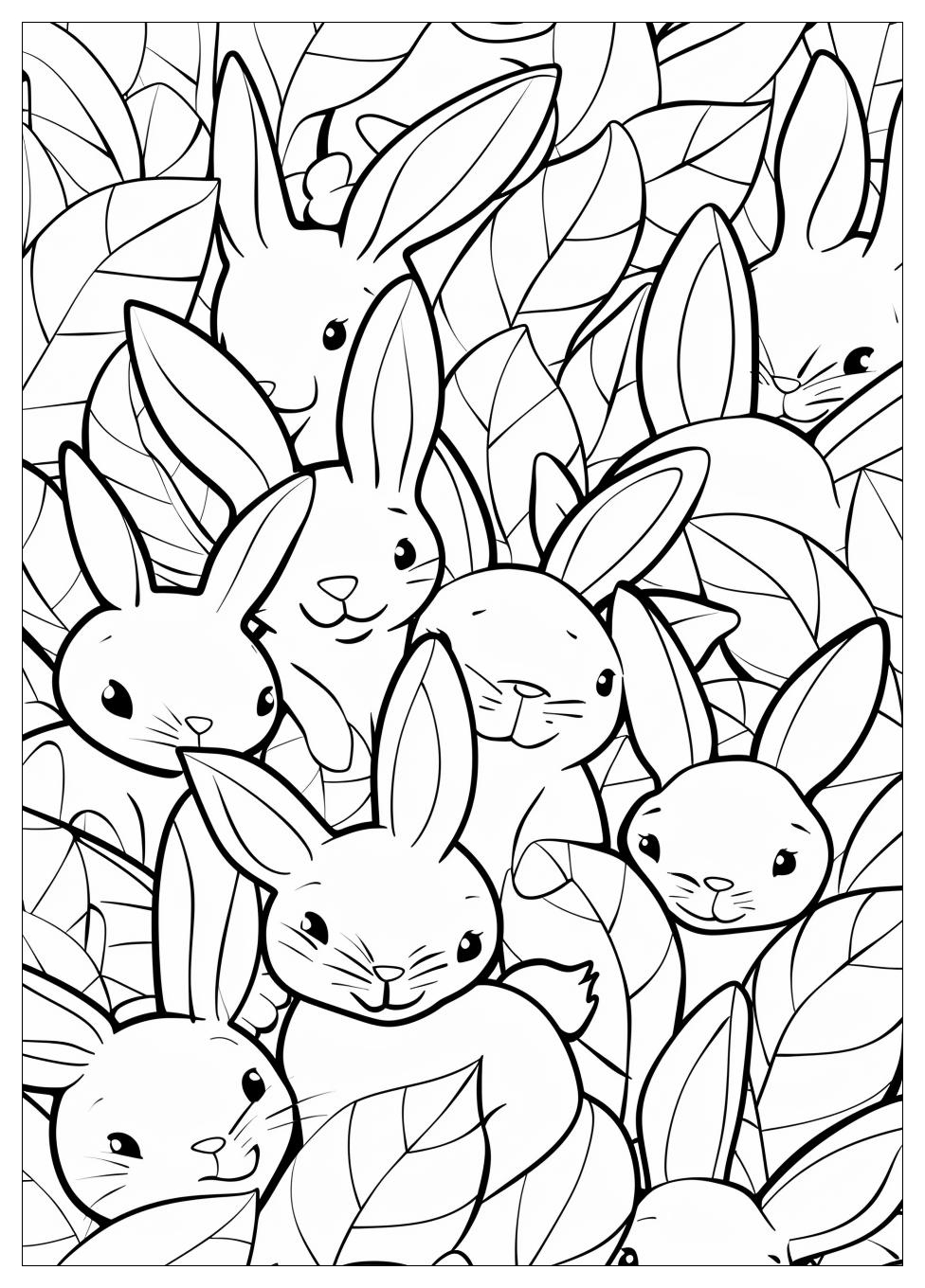 Sunny Bunnies Coloring Pages-3