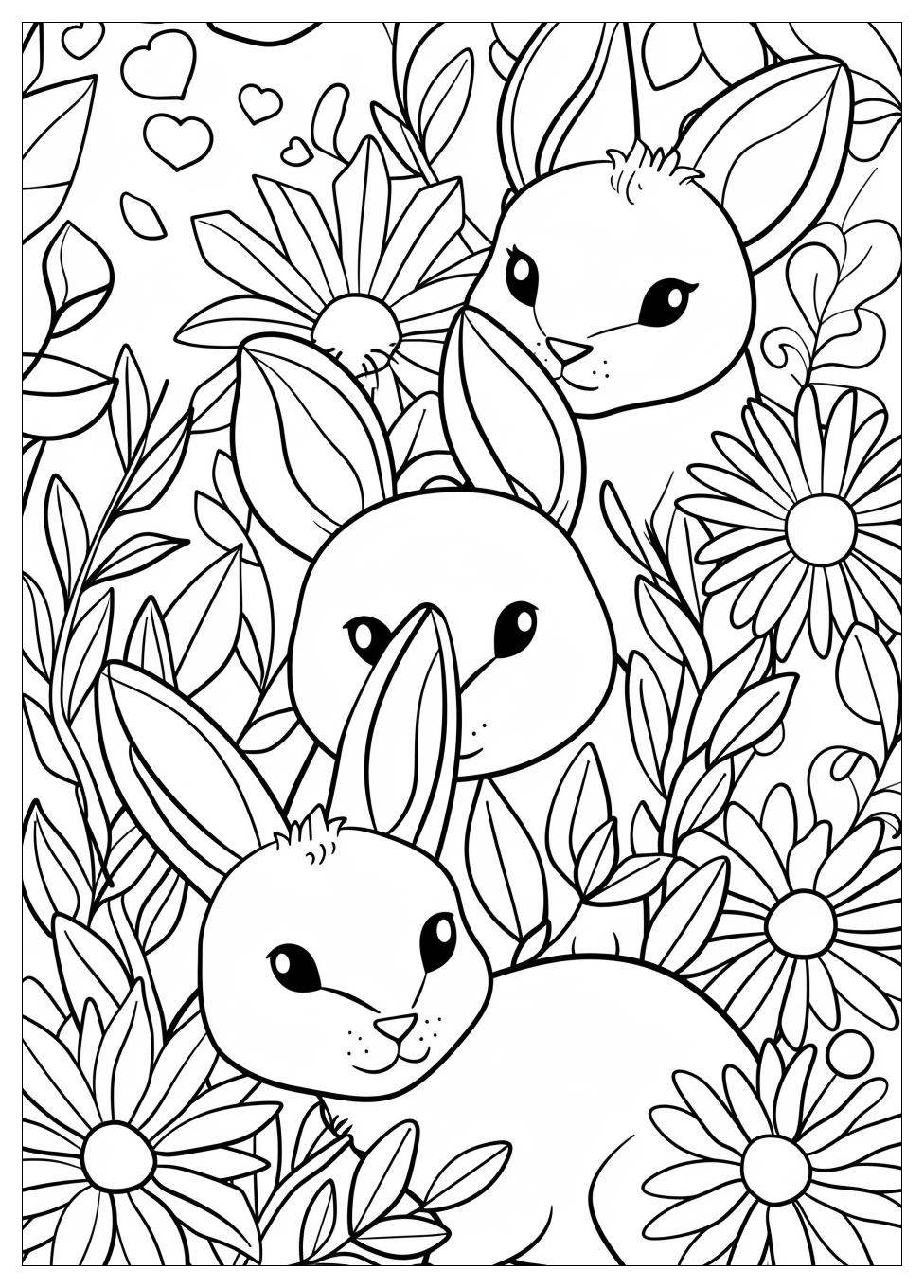 Sunny Bunnies Coloring Pages-4