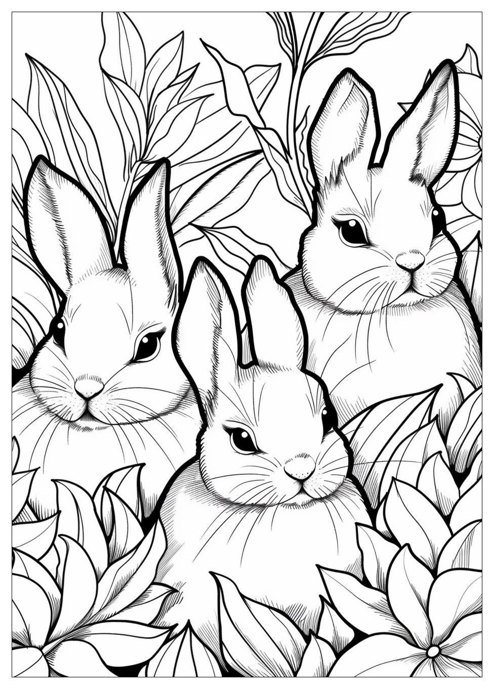 Sunny Bunnies Coloring Pages-5