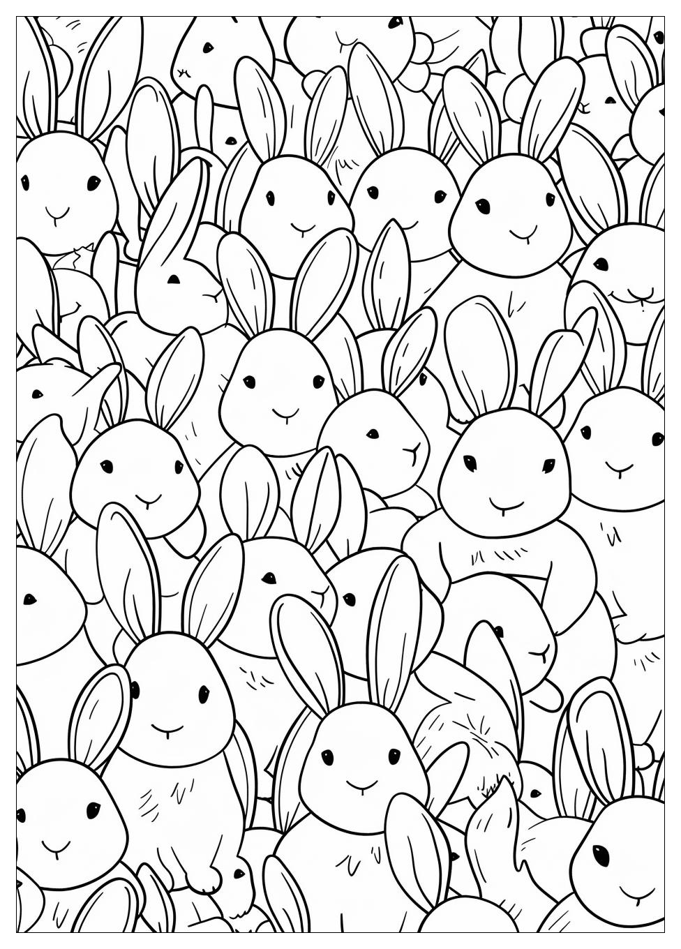 Sunny Bunnies Coloring Pages-6