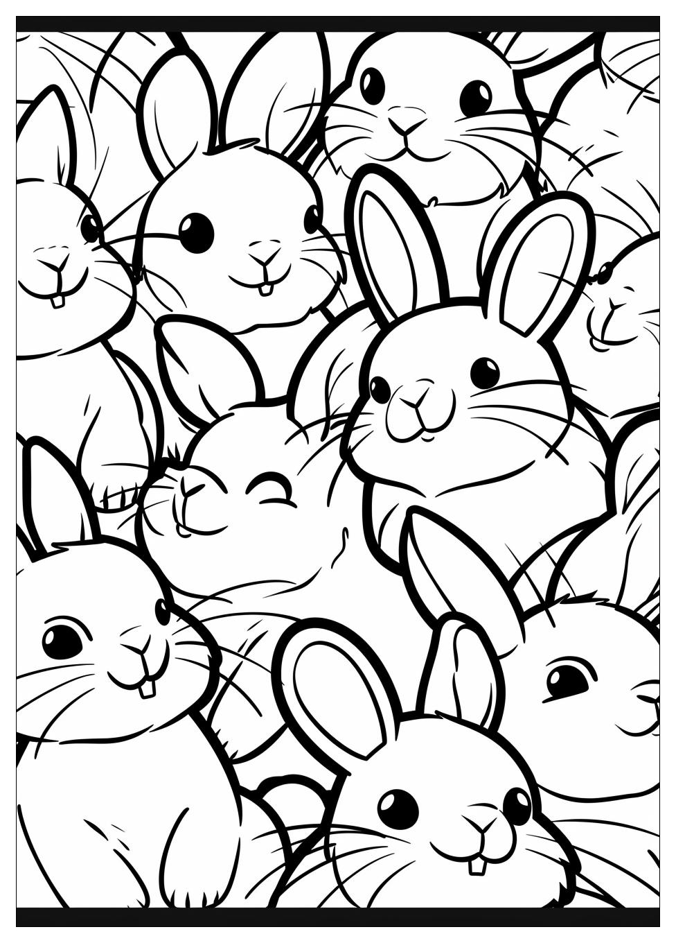 Sunny Bunnies Coloring Pages-7