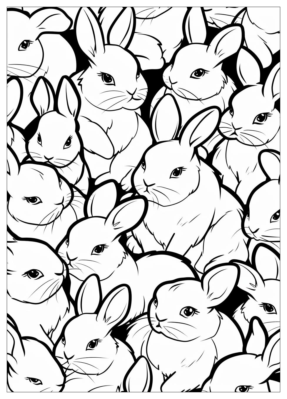 Sunny Bunnies Coloring Pages-9