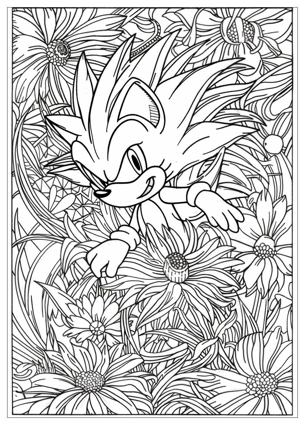 Super Sonic Coloring Pages-10