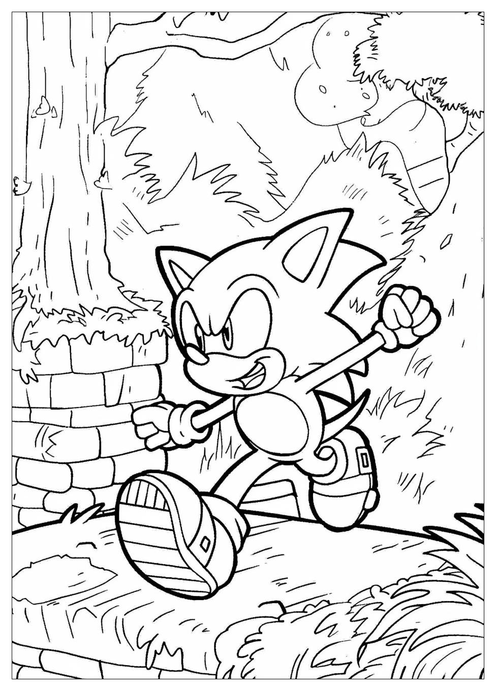 Super Sonic Coloring Pages-11