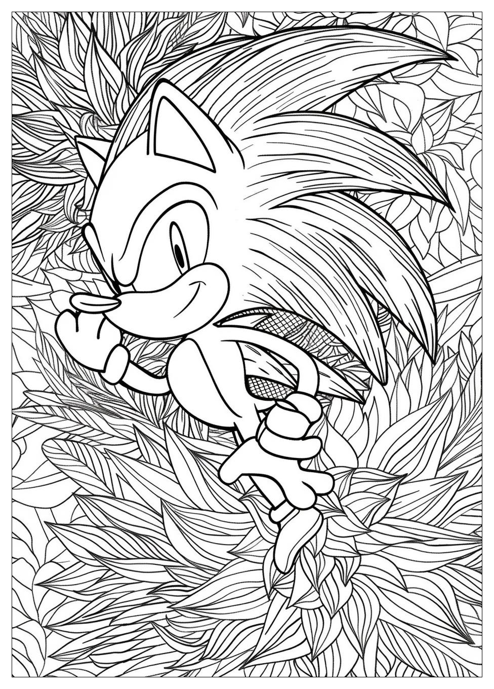 Super Sonic Coloring Pages-13