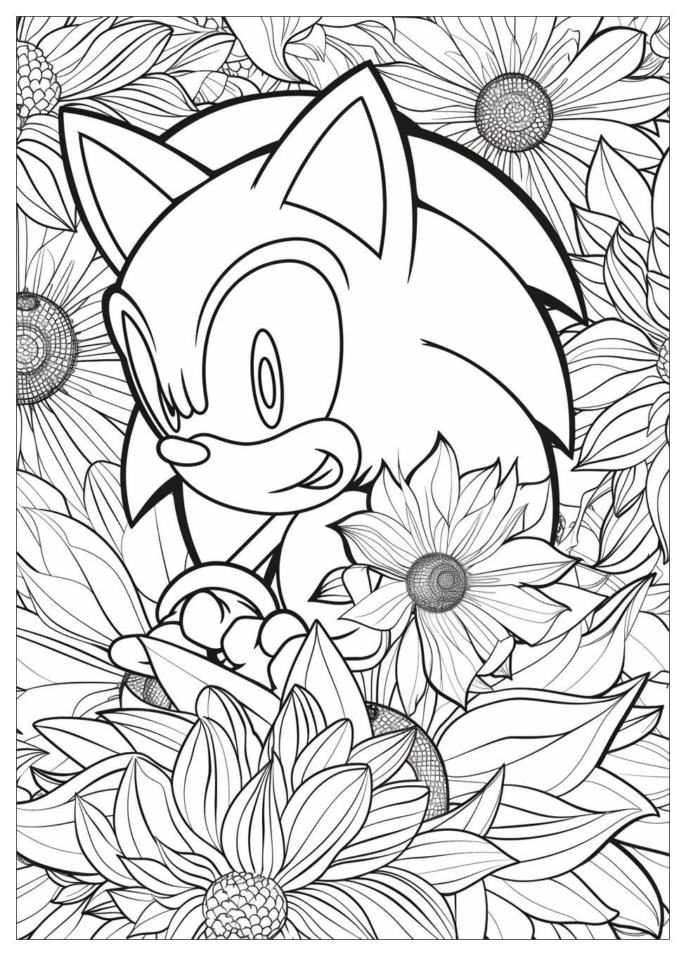 Super Sonic Coloring Pages-14