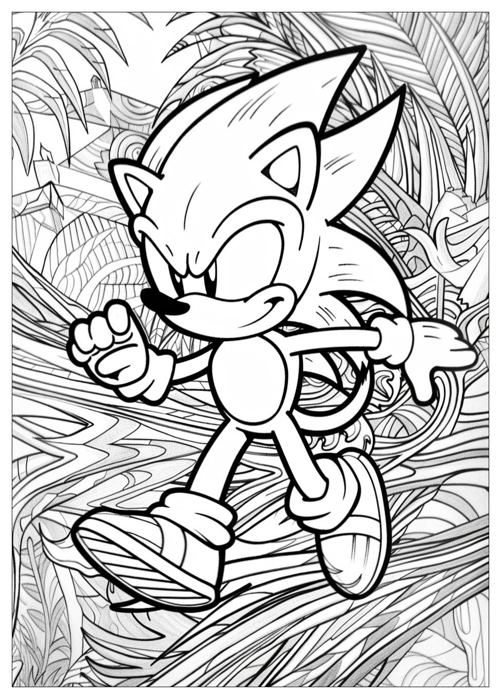 Super Sonic Coloring Pages-15