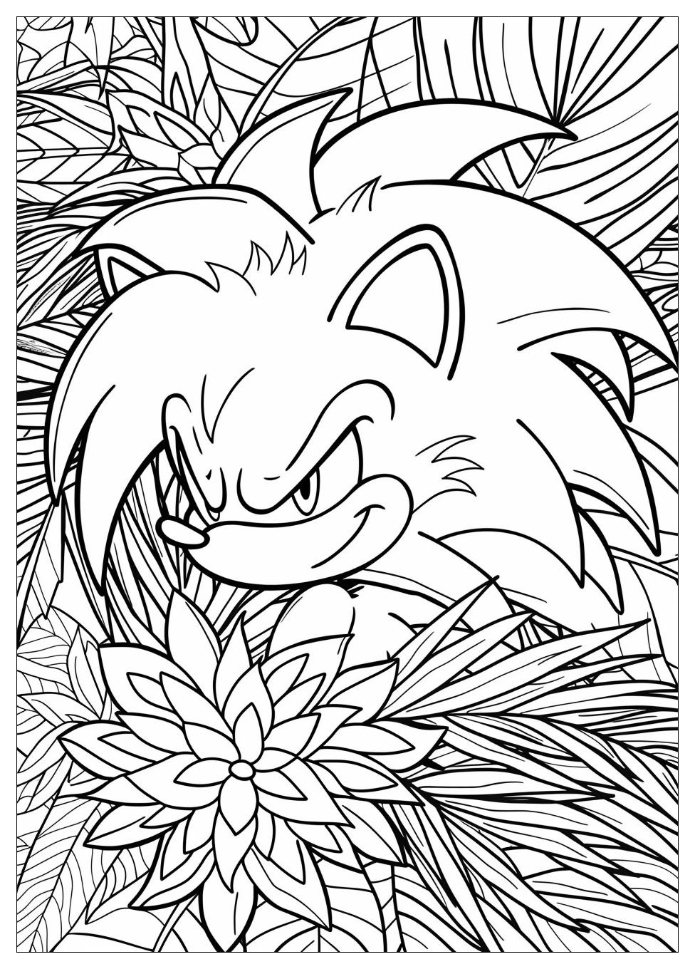 Super Sonic Coloring Pages-18