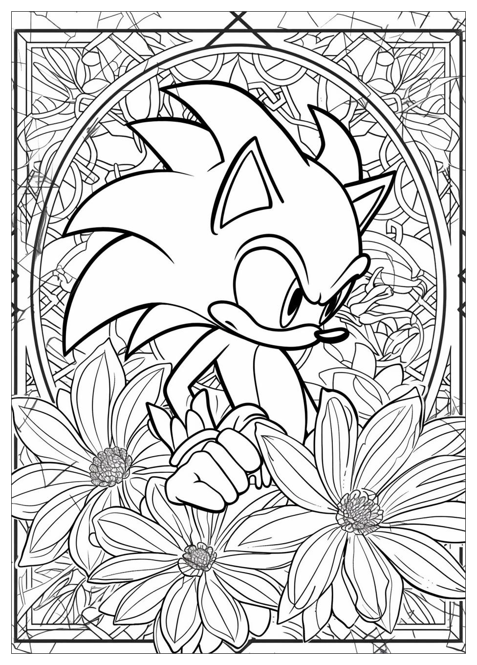 Super Sonic Coloring Pages-20