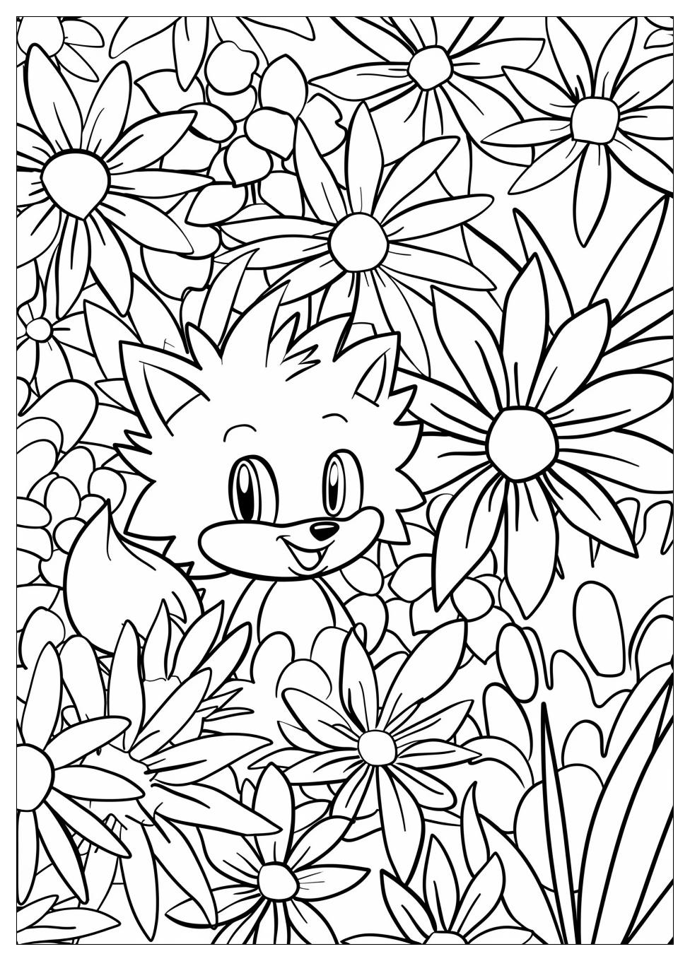 Super Sonic Coloring Pages-3