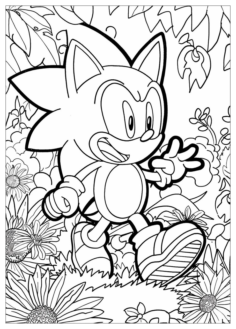 Super Sonic Coloring Pages-7