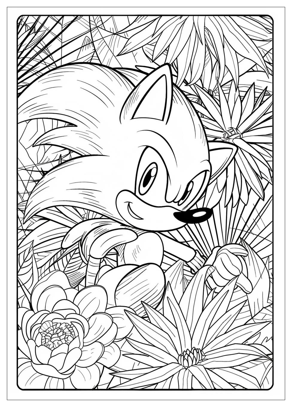 Super Sonic Coloring Pages-9