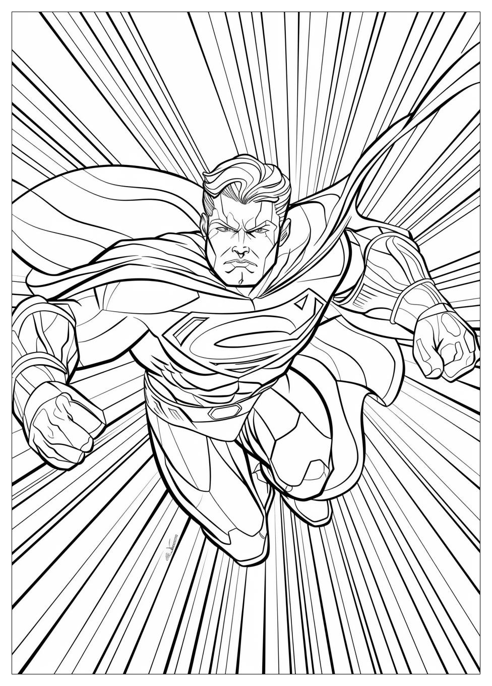 Superhero Coloring Pages-8