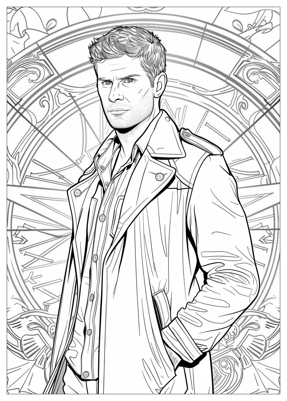 Supernatural Coloring Pages-1