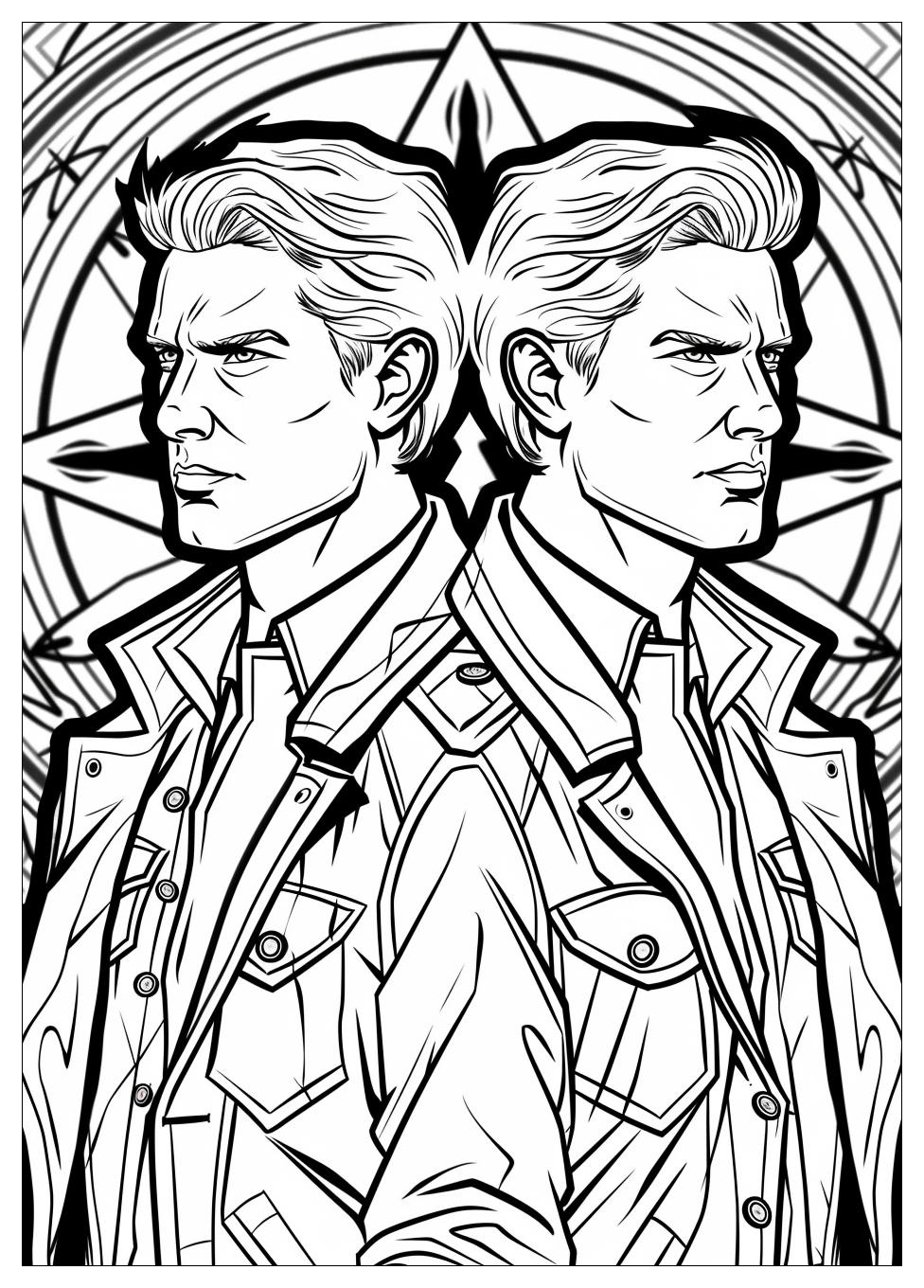 Supernatural Coloring Pages-10