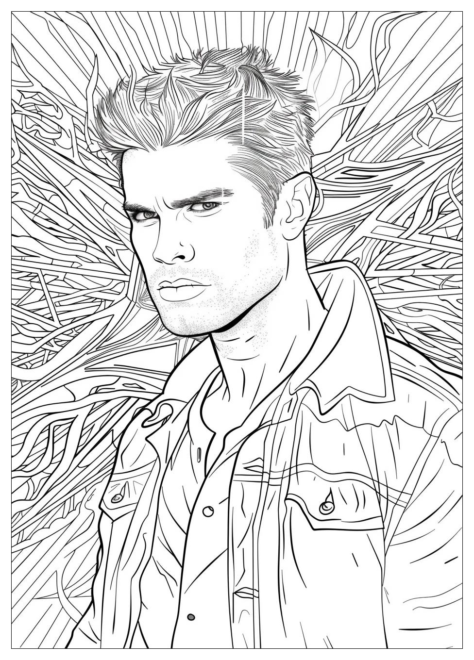 Supernatural Coloring Pages-11