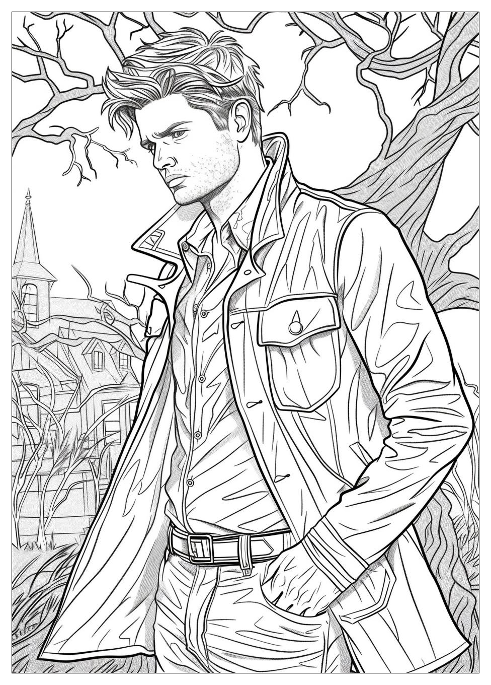 Supernatural Coloring Pages-18