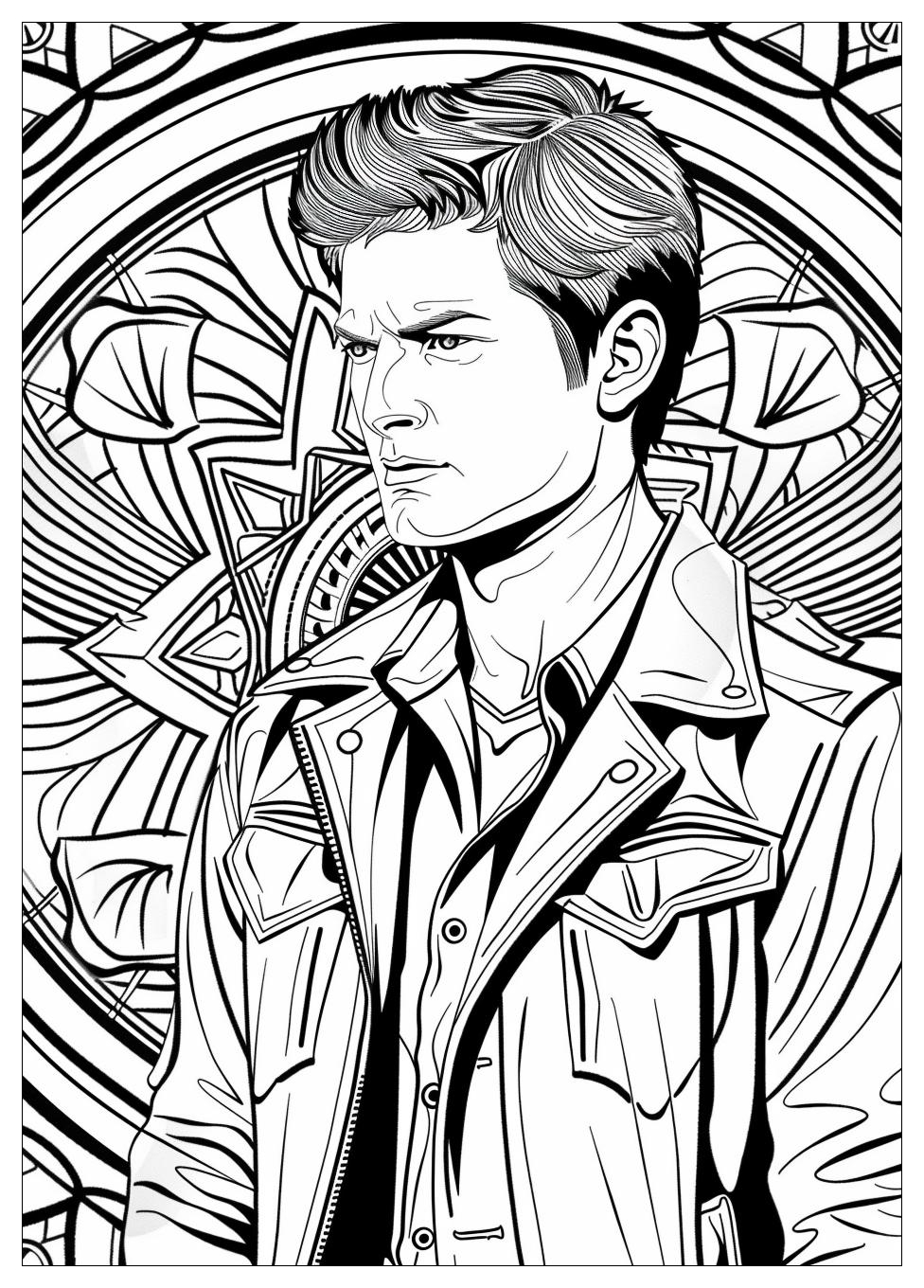 Supernatural Coloring Pages-2