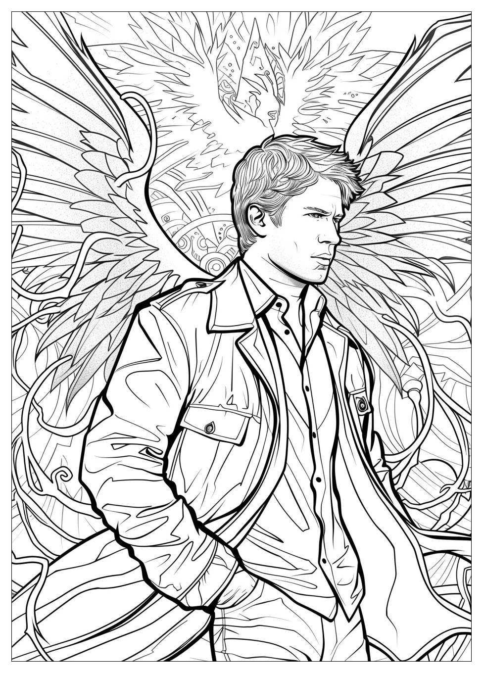 Supernatural Coloring Pages-4