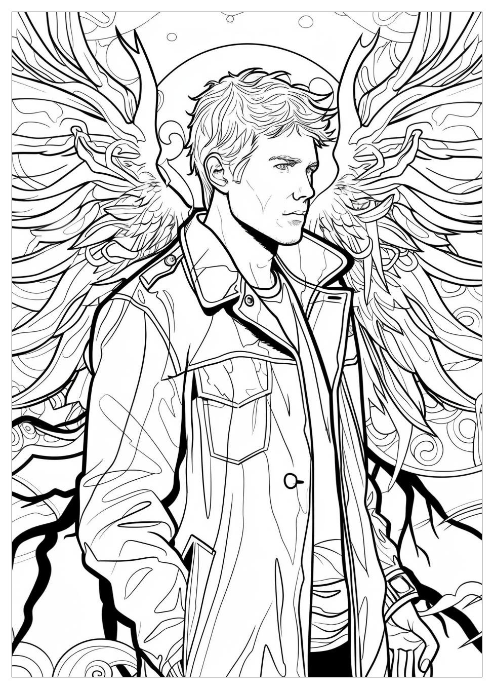 Supernatural Coloring Pages-6